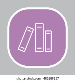 Line catalog vector icon