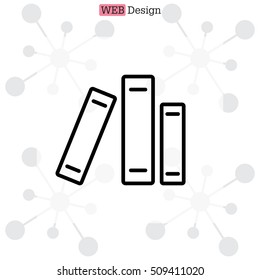 Line catalog vector icon