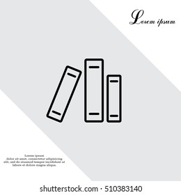 Line catalog vector icon