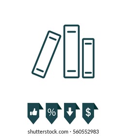 Line catalog vector icon