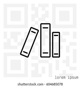 Line catalog vector icon. vector illustration