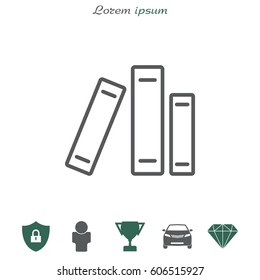 Line catalog vector icon. vector illustration