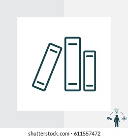 Line catalog vector icon. vector illustration