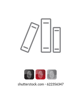 Line catalog vector icon. vector illustration
