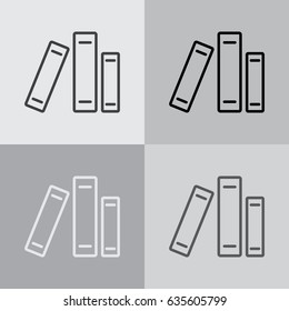 Line catalog vector icon. vector illustration