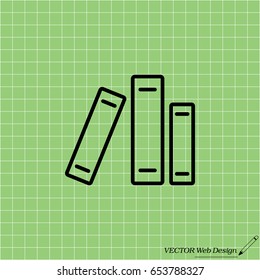 Line catalog vector icon. vector illustration