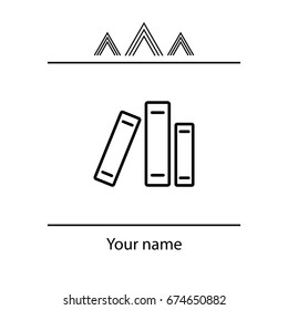 Line catalog vector icon. vector illustration