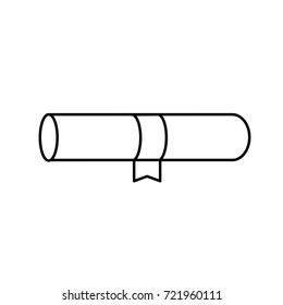 line certificate graduation document to education
