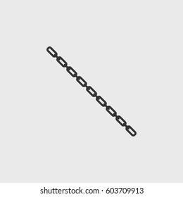 Line chain  icon illustration isolated vector sign symbol