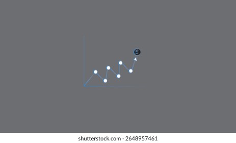 Line chart arrow,  line, chart, arrow, growth, trend, analysis, progress,line chart arrow editable stroke icon,financial analytics.