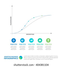 Line Chart Business Infographic Template