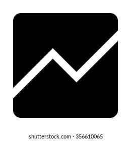 Line chart and diagram icon