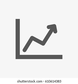 Line chart icon