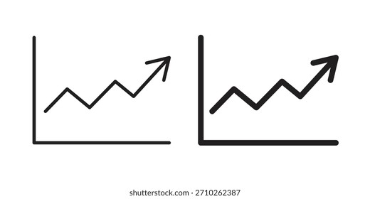 Liniendiagramm Symbol Grafikdoodle, Skizze, Umrisszeichnung Vektorgrafik