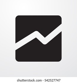 line chart icon illustration isolated vector sign symbol