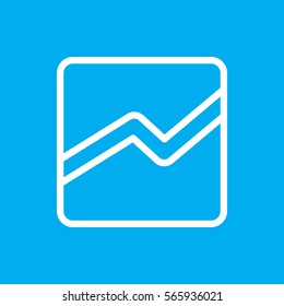 line chart icon illustration isolated vector sign symbol