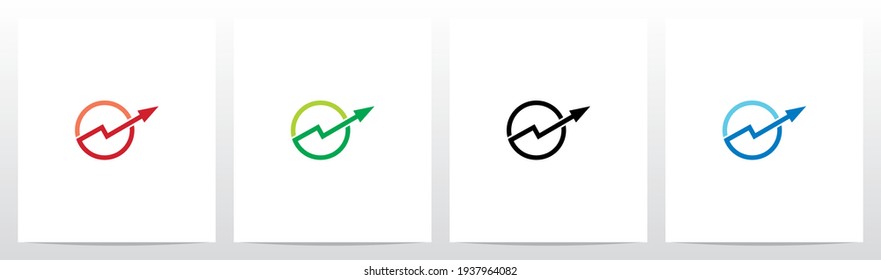 Übersicht über das Logo-Design des Online-Briefs O