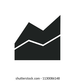 line chart vector icon