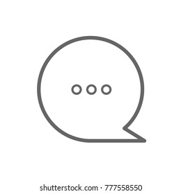 Line chat icon