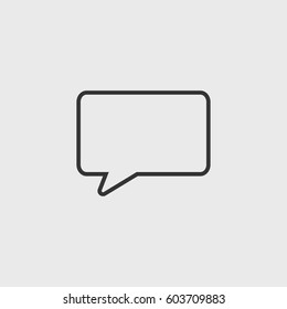  Line chat  icon illustration isolated vector sign symbol
