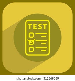 line checkmark icon