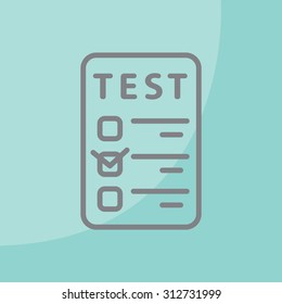 line checkmark icon