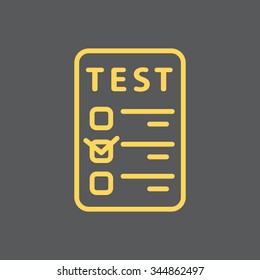 line checkmark icon