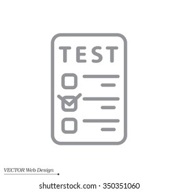 line checkmark icon