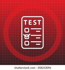 line checkmark icon