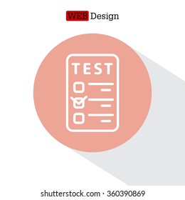 line checkmark icon