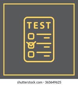 line checkmark icon