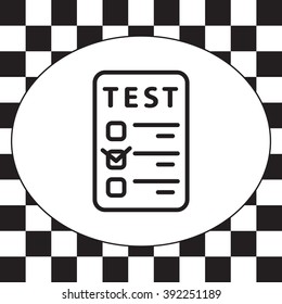 line checkmark icon