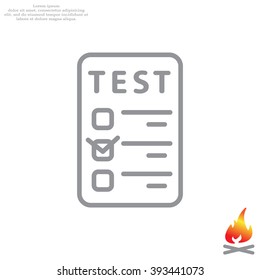 line checkmark icon