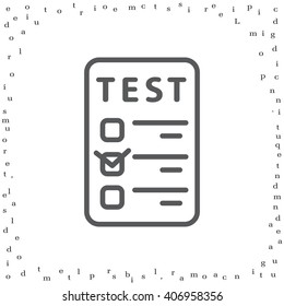 line checkmark icon