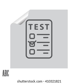 line checkmark icon