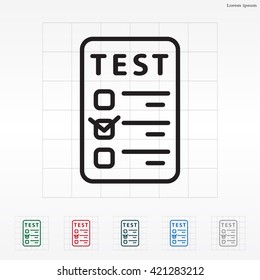 line checkmark icon