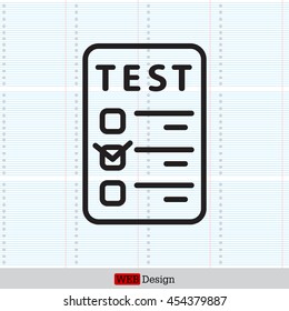 line checkmark icon