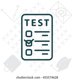 line checkmark icon