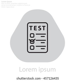 line checkmark icon