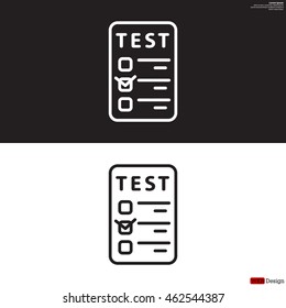line checkmark icon