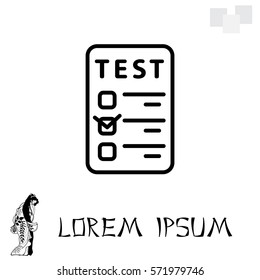 line checkmark icon
