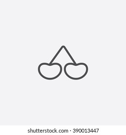 line cherry Icon