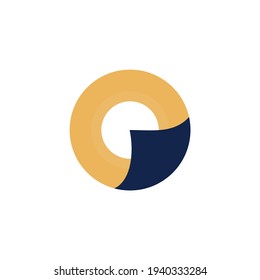 line circle logo or icon. EPS 10