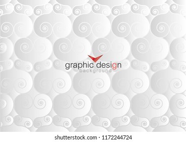 Line Circle on Grey Background, Abstract Graphic Design, patterns Vector