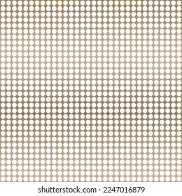 line up circles pattern golden color