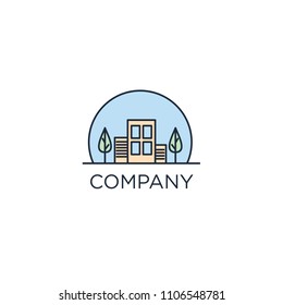 Line City Building Logo