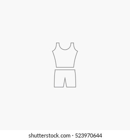 line cloth icon