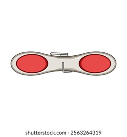 line clothespin cartoon. secure hold, fastener clip, hanger wash line clothespin sign. isolated symbol vector illustration