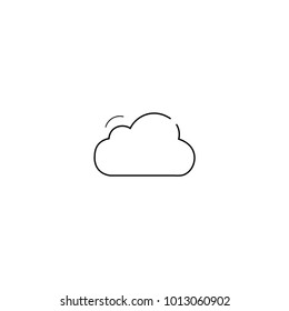 Line Cloud Icon