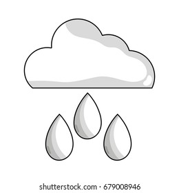 line cloud with rain and natural weather